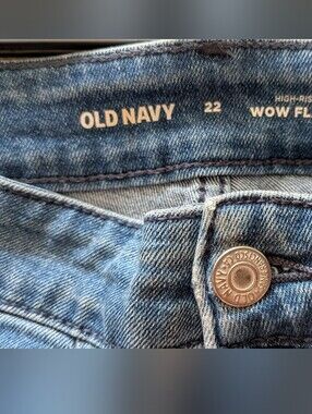 Old Navy Jeans High Rise Wow Flare Size 22